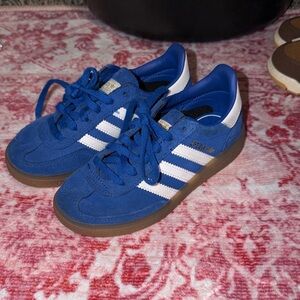 Adidas Blue and White Gazelle Sneakers
